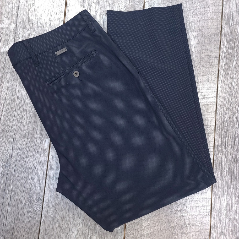 Alberto Lou-J Pants Mens 36x30 Navy Blue Dynamic Superfit Regular Slim Fit
